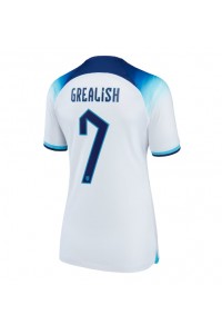 Engeland Jack Grealish #7 Voetbaltruitje Thuis tenue Dames WK 2022 Korte Mouw